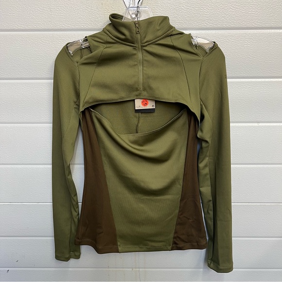 NWT - Nike Jordan 23 Engineered Women's 1/4-Zip Long-Sleeve Top Size M Tight Fit - Picture 7 of 14